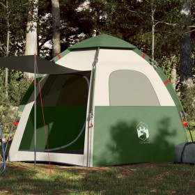 Tienda de campaña familiar 4 personas apertura rápida verde de , Tiendas de campaña - Ref: Foro24-4005332, Precio: 98,07 €, D...