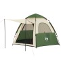 Tienda de campaña familiar 4 personas apertura rápida verde de , Tiendas de campaña - Ref: Foro24-4005332, Precio: 98,07 €, D...