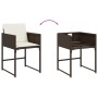 Set comedor de jardín 7 pzas con cojines ratán sintético marrón de , Conjuntos de jardín - Ref: Foro24-3278036, Precio: 403,6...