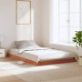 Estructura de cama madera maciza pino marrón cera 120x200 cm de , Camas y somieres - Ref: Foro24-847151, Precio: 95,86 €, Des...