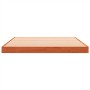 Estructura de cama madera maciza pino marrón cera 120x200 cm de , Camas y somieres - Ref: Foro24-847151, Precio: 95,86 €, Des...