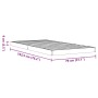 Estructura de cama madera maciza de pino marrón cera 75x190 cm de , Camas y somieres - Ref: Foro24-847158, Precio: 59,07 €, D...