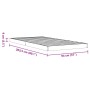 Estructura de cama madera maciza de pino marrón cera 90x200 cm de , Camas y somieres - Ref: Foro24-847153, Precio: 57,97 €, D...