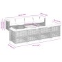 Set de muebles de jardín 9 pzas y cojines ratán sintético gris de , Conjuntos de jardín - Ref: Foro24-3261771, Precio: 736,25...