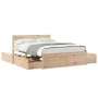 Estructura de cama con cajones madera maciza pino 120x190 cm de , Camas y somieres - Ref: Foro24-3282360, Precio: 257,44 €, D...