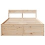 Estructura de cama con cajones madera maciza pino 120x190 cm de , Camas y somieres - Ref: Foro24-3282360, Precio: 257,44 €, D...