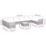 Set de sofás de jardín 11 pzas y cojines ratán sintético gris de , Conjuntos de jardín - Ref: Foro24-3262029, Precio: 898,00 ...