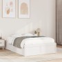 Estructura de cama madera maciza de pino blanco 120x190 cm de , Camas y somieres - Ref: Foro24-3282388, Precio: 198,04 €, Des...