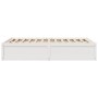 Estructura de cama madera maciza de pino blanco 120x190 cm de , Camas y somieres - Ref: Foro24-3282388, Precio: 198,04 €, Des...
