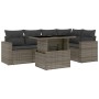 Set de muebles de jardín 6 pzas y cojines ratán sintético gris de , Conjuntos de jardín - Ref: Foro24-3267260, Precio: 406,97...