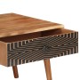 Mesa de centro madera maciza de acacia 100x50x39 cm en Mesas de centro | Comprar online en Foru.es