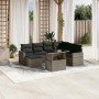 Set de sofás de jardín y cojines 8 piezas ratán sintético gris de , Conjuntos de jardín - Ref: Foro24-3267440, Precio: 506,02...