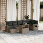 Set de sofás de jardín y cojines 8 piezas ratán sintético gris de , Conjuntos de jardín - Ref: Foro24-3268060, Precio: 518,94...
