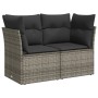 Set de sofás de jardín 10 pzas con cojines ratán sintético gris de , Conjuntos de jardín - Ref: Foro24-3268110, Precio: 645,0...