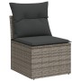 Set de sofás de jardín 10 pzas con cojines ratán sintético gris de , Conjuntos de jardín - Ref: Foro24-3268110, Precio: 645,0...