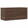 Caja de almacenaje madera ingeniería roble marrón 100x42x46 cm de , Baúles de almacenamiento - Ref: Foro24-840666, Precio: 98...