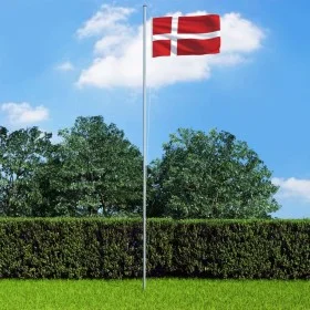 Bandera de Dinamarca 90x150 cm de vidaXL, Banderas y mangas de viento - Ref: Foro24-146042, Precio: 13,47 €, Descuento: %