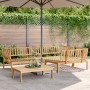 Set de sofás de palets de jardín 4 pzas madera maciza de acacia de , Sofás de exterior - Ref: Foro24-3209308, Precio: 497,94 ...