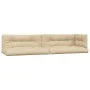 Set of garden pallet sofas and cushions 5 pieces acacia wood by , Outdoor sofas - Ref: Foro24-3209381, Price: 859,06 €, Disco...