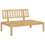Set of garden pallet sofas and cushions 5 pieces acacia wood by , Outdoor sofas - Ref: Foro24-3209381, Price: 859,06 €, Disco...