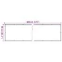 Weißer PVC-Sichtschutzzaun für Garten 800x90 cm von , Zaunpaneele - Ref: Foro24-4005457, Preis: 29,85 €, Rabatt: %