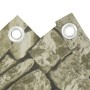 Pantalla de privacidad de jardín PVC look piedra gris 300x90 cm de , Paneles de vallas - Ref: Foro24-4005476, Precio: 21,94 €...