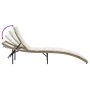 Tumbonas con cojines 2 unidades ratán sintético beige de , Tumbonas - Ref: Foro24-3277304, Precio: 194,70 €, Descuento: %
