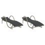 Tumbonas con cojines 2 unidades ratán sintético gris claro de , Tumbonas - Ref: Foro24-3277312, Precio: 277,43 €, Descuento: %