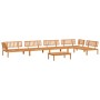 Set de sofás de palets de jardín 6 pzas madera maciza de acacia de , Sofás de exterior - Ref: Foro24-3209439, Precio: 755,94 ...