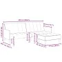Sofá cama de 2 plazas con taburete terciopelo azul de , Sofás - Ref: Foro24-3258097, Precio: 330,78 €, Descuento: %