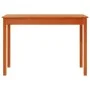 Mesa consola madera maciza de pino marrón cera 110x40x75 cm de , Mesas auxiliares - Ref: Foro24-847172, Precio: 67,11 €, Desc...