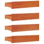 Cajones de cama 4 uds madera maciza de pino marrón cera de , Camas y accesorios - Ref: Foro24-847166, Precio: 107,28 €, Descu...