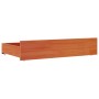 Cajones de cama 4 uds madera maciza de pino marrón cera de , Camas y accesorios - Ref: Foro24-847166, Precio: 107,28 €, Descu...