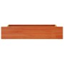 Cajones de cama 4 uds madera maciza de pino marrón cera de , Camas y accesorios - Ref: Foro24-847166, Precio: 107,28 €, Descu...