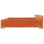 Cajones de cama 4 uds madera maciza de pino marrón cera de , Camas y accesorios - Ref: Foro24-847166, Precio: 107,28 €, Descu...