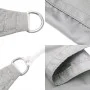 Toldo de vela poliéster oxford 100% gris claro 2x2 m de , Sombrillas - Ref: Foro24-4000399, Precio: 23,12 €, Descuento: %