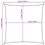 Toldo retráctil 100% poliéster oxford arena 2,5x2,5 m de , Sombrillas - Ref: Foro24-4000409, Precio: 27,98 €, Descuento: %
