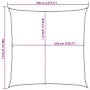 Toldo de vela poliéster oxford 100% arena 7x7 m de , Sombrillas - Ref: Foro24-4000416, Precio: 130,84 €, Descuento: %