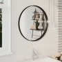 Espejo de pared negro 60 cm de vidaXL, Espejos - Ref: Foro24-322295, Precio: 67,48 €, Descuento: %