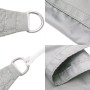 Toldo de vela poliéster oxford 100% gris claro 4x3 m de , Sombrillas - Ref: Foro24-4000545, Precio: 49,55 €, Descuento: %