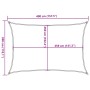 Toldo de vela poliéster oxford 100% gris claro 4x3 m de , Sombrillas - Ref: Foro24-4000545, Precio: 49,55 €, Descuento: %