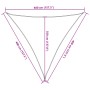 Toldo de vela poliéster oxford 100% gris claro 4x4x4 m de , Sombrillas - Ref: Foro24-4000918, Precio: 28,31 €, Descuento: %