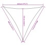 Toldo de vela poliéster oxford 100% arena 4,5x4,5x4,5 m de , Sombrillas - Ref: Foro24-4000939, Precio: 32,05 €, Descuento: %