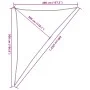 Toldo de vela poliéster oxford 100% arena 4x5x6,4 m de , Sombrillas - Ref: Foro24-4000945, Precio: 41,61 €, Descuento: %
