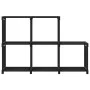 Estantería de 5 cubos de tela negra 103x30x72,5 cm de vidaXL, Librerías y estanterías - Ref: Foro24-322602, Precio: 19,57 €, ...