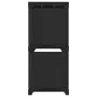 Estantería de 5 cubos de tela negra 103x30x72,5 cm de vidaXL, Librerías y estanterías - Ref: Foro24-322602, Precio: 19,57 €, ...