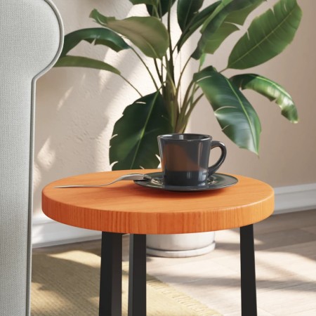 Tablero de mesa redondo madera maciza de pino marrón Ø30x2,5 cm de , Tableros para mesas - Ref: Foro24-847124, Precio: 15,23 ...