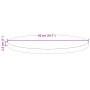 Tablero de mesa redondo madera maciza de pino marrón Ø50x2,5 cm de , Tableros para mesas - Ref: Foro24-847126, Precio: 28,96 ...