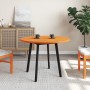 Tablero de mesa redondo madera maciza de pino marrón Ø90x2,5 cm de , Tableros para mesas - Ref: Foro24-847130, Precio: 85,18 ...
