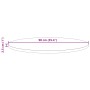 Tablero de mesa redondo madera maciza de pino marrón Ø90x2,5 cm de , Tableros para mesas - Ref: Foro24-847130, Precio: 85,18 ...